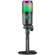 Микрофон Defender Glow GMC 400 конденсаторный USB с RGB-подсветкой Черный (64640) - изображение 7