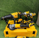 Набор инструментов 4в1 DeWalt 48 В 6 А·ч аккумуляторный ударный шуруповерт DCD996 95 Нм дрель УШМ DCG413 болгарка 125 мм перфоратор DCH263 3.8 Дж SDS Plus гайковерт DCF922 800 Нм для строительства ремонта монтажа автосервиса с 3 АКБ кейсом - изображение 3