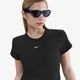 Футболка жіноча Nike W Nsw Rib Tght Ss Tee L Чорний HV4994-010 - зображення 4