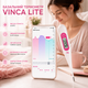 Базальный термометр Vinca Lite Femometer для мониторинга фертильности и овуляции, цифровой, без Bluetooth, розовый - изображение 1