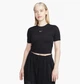Футболка жіноча Nike Sportswear Essential Slim-Fit Crop T-Shirt L Чорний FB2873-010 - зображення 1
