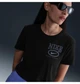 Футболка жіноча Nike Nsw Club Ss Tee Cc L Чорний IB2447-010 - зображення 4