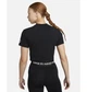Футболка жіноча Nike Np Df Grx Ss Crop Top XS Чорний DX0078-010 - зображення 3