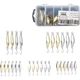 Набор искусственных приманок Kemailei Lure Fishing Bait Set из 29 штук с блесной, дальнобойная бионическая жесткая приманка для ловли окуня, приманка Baitiao Maikou Lure Fish Bait - изображение 3