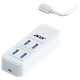 USB-концентратор Acer 3.0, 4-портовая док-станция расширения, разветвитель, удлинительный кабель-конвертер, кабель One-To с разъемом питания, для ноутбуков и настольных компьютеров, многопортовое расширение, 1,5 метра. - изображение 4
