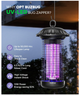 Лампа-уничтожитель насекомых Buzbug MO008C LED, электрическая ловушка для комаров и мух, 2-диапазонное включение, ресурс до 50 000 - изображение 5