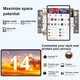 Планшет 10.1" Dmoao D5 6+16/128Gb 8 ядер Android 14 8000 mAh Сірий (102337430) - зображення 3