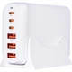 Мережевий зарядний пристрій Gelius Force GaN 100W GP-HC063 3USB-A + 3Type-C White - изображение 2