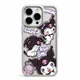 Силиконовый чехол Kuromi (Sanrio) для iPhone 11 Pro - изображение 1
