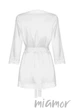 Халатик-пеньюар с кружевом Obsessive Weddya peignoir XXL/XXXL Белый - изображение 6