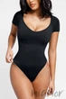 Корректирующий боди-стринг с круглым вырезом German Volf MT230454-BK1 XL/XXL Черный - изображение 1