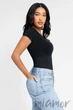 Корректирующий боди-стринг с круглым вырезом German Volf MT230454-BK1 M/L Черный - изображение 6