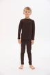 Детское термобелье Thermo Kids на флисе, комплект кофты и брюки, термобелье для мальчика и девочки, в размере 110 - изображение 3