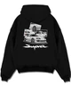 Худі LOYS толстовка з принтом Toyota Supra Classic Turbocharged JDM Streetwear, Чорний XL - зображення 1