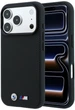 Etui BMW M Quadrille Kevlar Metal Logo MagSafe do iPhone 17 Pro Max / 18 Pro Max czarne (BMW001203) - obraz 1