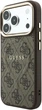 Etui Guess Embossed 4G Classic MagSafe do iPhone 18 Pro Max / 17 Pro Max brązowe (GUE005700) - obraz 2