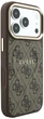 Etui Guess Embossed 4G Classic MagSafe do iPhone 18 Pro Max / 17 Pro Max brązowe (GUE005700) - obraz 4