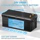 Аккумулятор LifePo4 100Ah 24V 2560Wh Kepworth с Bluetooth для ИБП ( Литий железо фосфатный ) Аккумуляторная батарея BMS (AKKW24V100B) - изображение 3