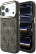 Etui Guess Embossed 4G Classic MagSafe do iPhone 18 Pro / 17 Pro brązowe (GUE005699) - obraz 1