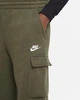 Брюки подростковые Nike Club Flc 137-147 CM Хаки FD3013-325 - изображение 4