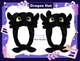 Шапка-бини dressfan черная плюшевая с ушами дракона которые двигаются для детей и взрослых 100% полиэстер для косплея и вечеринок размер 75 см - изображение 3