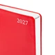 Ежедневник Leo Planner Aldento A5 датированный 2027 интегральный красный 368 страниц - изображение 3
