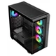 Корпус Frontier AUREX AU31A E-ATX/ATX/Micro ATX/Mini ITX без БП с 2 x USB 3.0 1 x USB 2.0 Type-C и HD Audio Черный (AUREX AU31A) - изображение 2