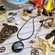 Круглый кулон на шнурке натуральный гематит - изображение 3