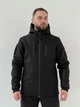 Мужской зимний костюм Softshell на флисе водостойкий и утепленный с липучкой под шеврон Куртка и Штаны Reef Intruder М Черный - изображение 4