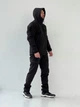 Мужской зимний костюм Softshell на флисе водостойкий и утепленный с липучкой под шеврон Куртка и Штаны Reef Intruder М Черный - изображение 5