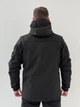 Мужской зимний костюм Softshell на флисе водостойкий и утепленный с липучкой под шеврон Куртка и Штаны Reef Intruder М Черный - изображение 7