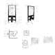 Готовое решение Qtap для ванной комнаты: подвесной унитаз Swan Ultra Quiet 520x360x320 + комплект инсталляции Standard (линейная кнопка Chrome) - изображение 2