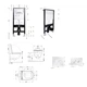 Готовое решение Qtap для ванной комнаты: подвесной унитаз Crow Ultra Quiet 485x340x290 + комплект инсталляции Standard (круглая кнопка Chrome) - изображение 2