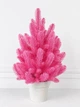 Елка искусственная 50 см в горшке Розовая Hvoya Elegant Marshmallow Pink литая - изображение 3