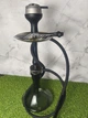 Кальян ATMOS Wood Steel Blue — 49 см, нержавеющая шахта, деревянный элемент, стеклянная колба - изображение 1