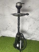 Кальян ATMOS Wood Steel Black — 65 см, стальная шахта, деревянная вставка, полный комплект - изображение 1