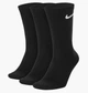 Шкарпетки Nike U Nk Everyday Ltwt Crew 3Pr 38-42 Чорний SX7676-010 - зображення 1