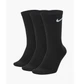 Шкарпетки Nike U Nk Everyday Ltwt Crew 3Pr 38-42 Чорний SX7676-010 - зображення 2