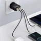 МЗП Baseus Compact Quick Charger 2U+C 30W EU Black CCXJ-E01 - изображение 6