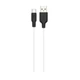 Дата кабель USB 2.0 AM to USB-C 2.0m 3A silicone X21 Plus black+white HOCO (6931474713889) - изображение 1