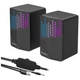 Акустична система ColorWay SoundWave 2.0 RGB USB Black (CW-SPU06BK) - изображение 3