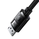 Кабель Baseus High Definition Series Adapter Cable DP to DP 8K 2m Black B00633706111-02 - зображення 3