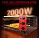 Піч для піци CROSSON 400×400 мм, 2000 Вт, шамотний камінь, до 350°C, нержавіюча сталь УЦІНКА - Б/В - зображення 5