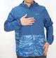 Трекінгова чоловіча куртка Jack Wolfskin Exhalation Ocean Wave легка вітрозахисна синя Розмір L - изображение 4