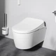 Унитаз подвесной AM.PM Func FlashClean с электронной крышкой-биде со скрытой подводкой white C8F1702SC - изображение 2