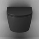 Унитаз подвесной AM.PM Func 49 см FlashClean с сиденьем с микролифтом black matt C8F1700MBSC - изображение 7