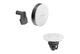 Слив-перелив Hansgrohe Exafill наружная часть II для сифона на ванну с наполнением brushed black chrome/white gloss 58119340 - изображение 1