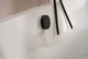 Слив-перелив Hansgrohe Exafill наружная часть II для сифона на ванну с наполнением matt black/white gloss 58119670 - изображение 2