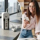Быстрое зарядное устройство 66 Вт, 2 USB-порта и 2 PD-порта, 2 Type-C и два кабеля, Компактная, многофункциональная, мощная зарядная станция - изображение 6
