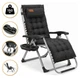 Розкладне крісло шезлонг LEOBRO Zero Gravity Premium Plus Чорне (LB-ZGC-E1-BLK) (LEO_LB-ZGC-E1-BLK) - изображение 1
